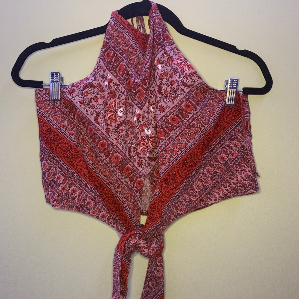 American Eagle Front-Tie top